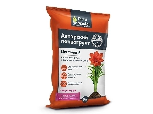 Почвогрунт БиоМастер Terra Master Авторский цветочный 10 л.